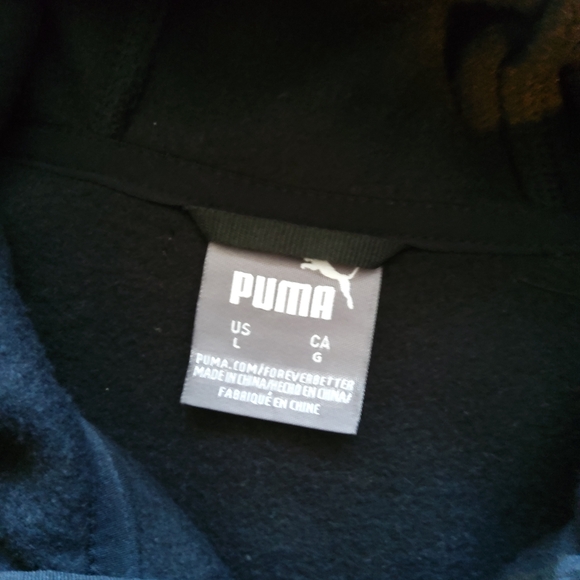 Puma Black Zip-Up Hoodie - Picture 8 of 9